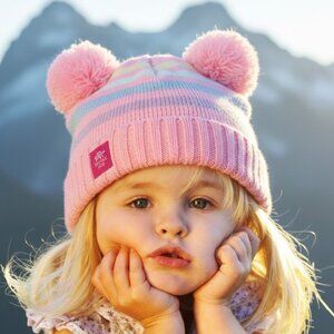 Toddler Pom Party Beanie Hat